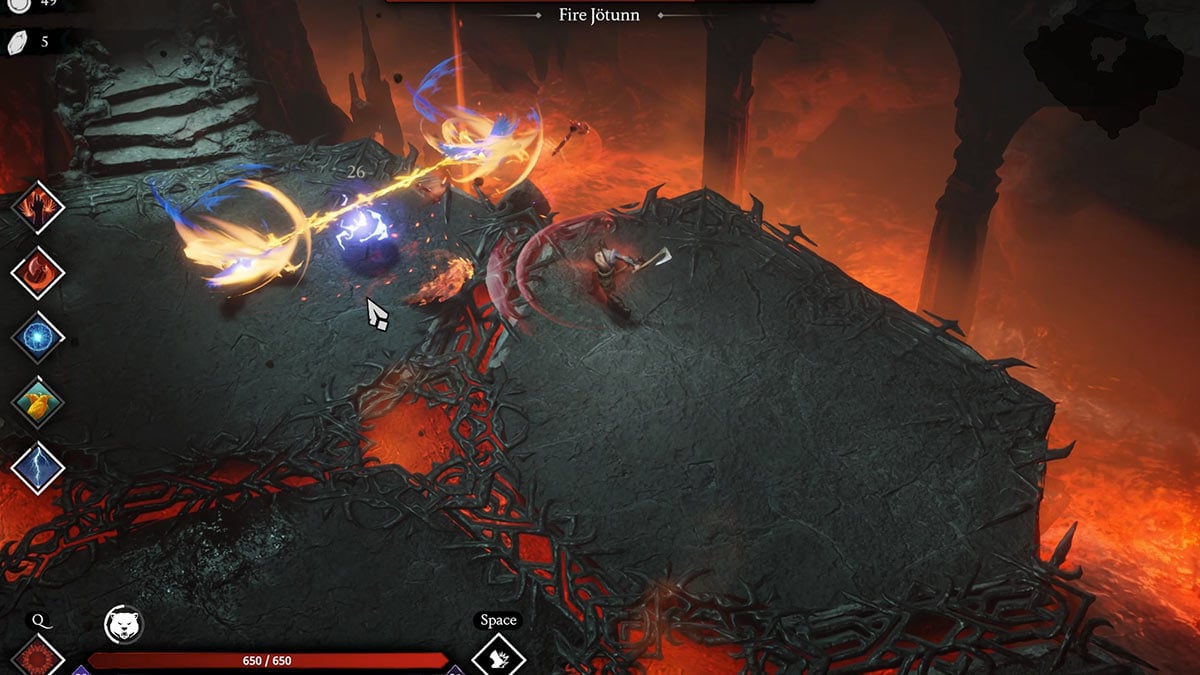 1737703543 315 Jotunnslayer Hordes of Hel – Liste des niveaux des classes Berserker combattant le boss de Fire Jotunn dans Jotunnslayer Hordes of Hel