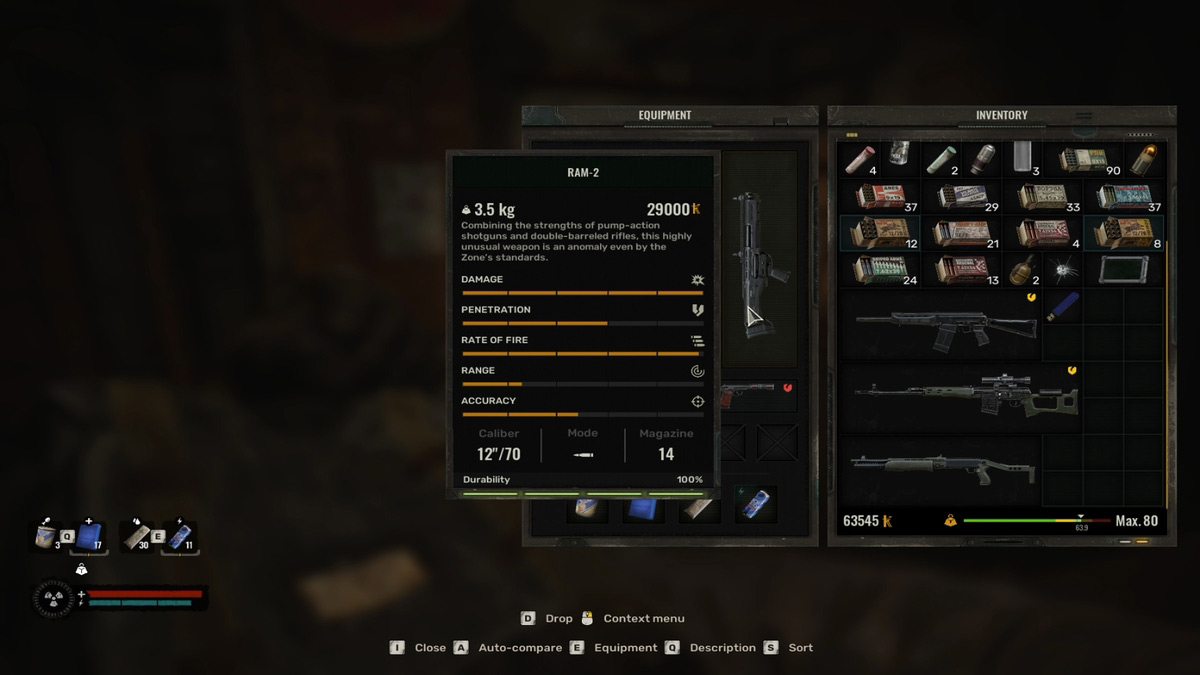 1738166266 389 Stalker 2 Weapon Tier List les meilleures armes classees Statistiques de la RAM-2