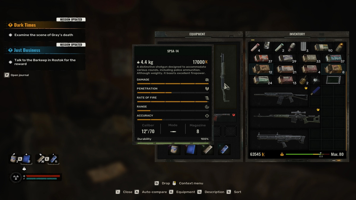 1738166274 341 Stalker 2 Weapon Tier List les meilleures armes classees Statistiques SPSA-14