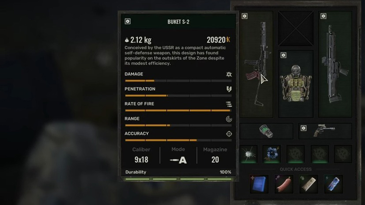 1738166280 675 Stalker 2 Weapon Tier List les meilleures armes classees Emplacement du Buket S-2 dans Stalker 2
