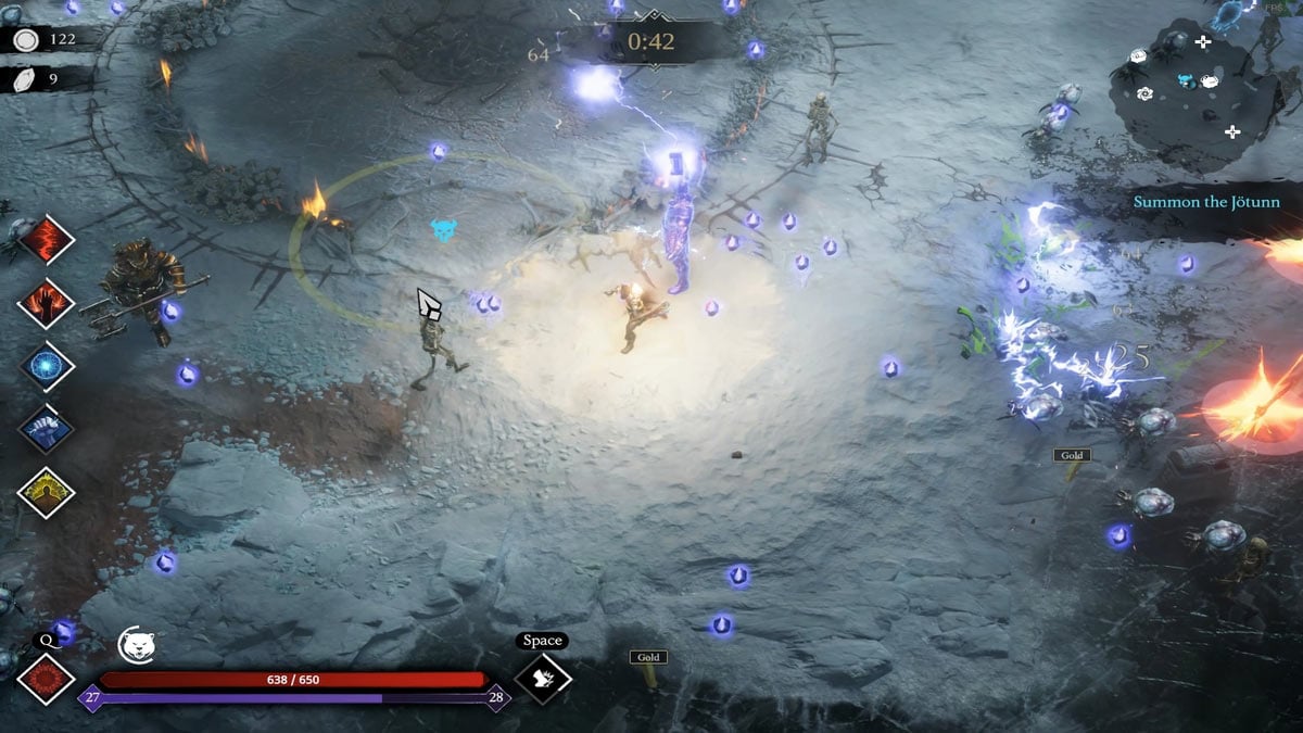 1738330396 647 Meilleures constructions pour toutes les classes dans Jotunnslayer Hordes of La sentinelle de Thor zappant les ennemis - compétence divine dans Jotunnslayer Hordes of Hel