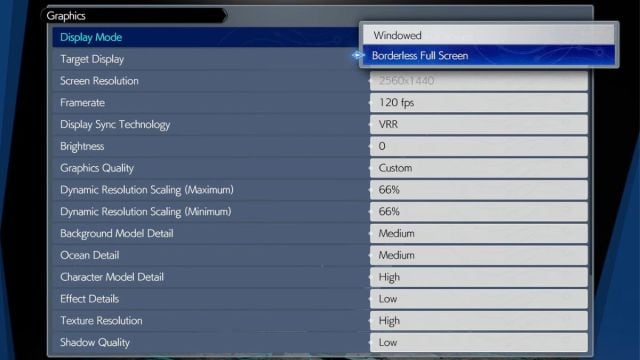 Comment changer la resolution dans Final Fantasy 7 Rebirth PC Comment changer la resolution dans Final Fantasy 7 Rebirth PC