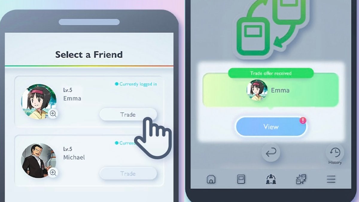 Comment echanger dans Pokemon TCG Pocket Échange de poche avec des amis du JCC Pokémon
