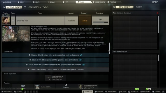 Comment finir Break the Deal dans Escape from Tarkov Comment finir Break the Deal dans Escape from Tarkov