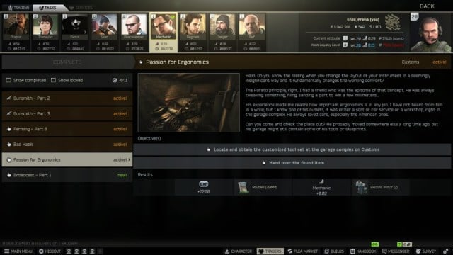 Comment finir La passion pour lergonomie dans Escape from Tarkov Comment finir La passion pour lergonomie dans Escape from Tarkov