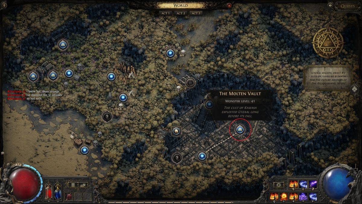 Path of Exile 2 Mektul le guide du boss Emplacement de la Voûte en fusion Poe2