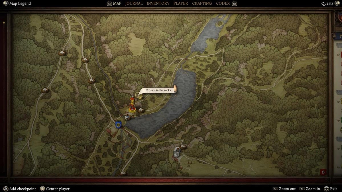 1738837630 160 Kingdom Come Deliverance 2 Guide de localisation de toutes Emplacement des croix dans les rochers