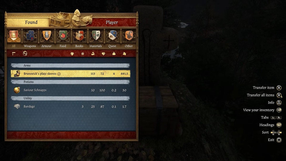 1738837630 336 Kingdom Come Deliverance 2 Guide de localisation de toutes Manchons de plaques Brunswicks