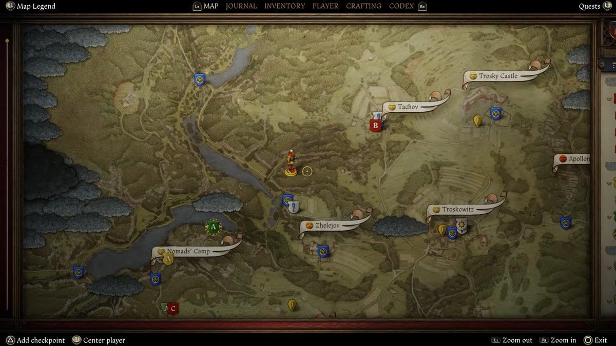 1738837631 34 Kingdom Come Deliverance 2 Guide de localisation de toutes Emplacement de Zheljov : L’écusson du Lion