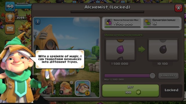 Comment debloquer lAlchimiste et comment convertir des ressources dans Clash Comment debloquer lAlchimiste et comment convertir des ressources dans Clash