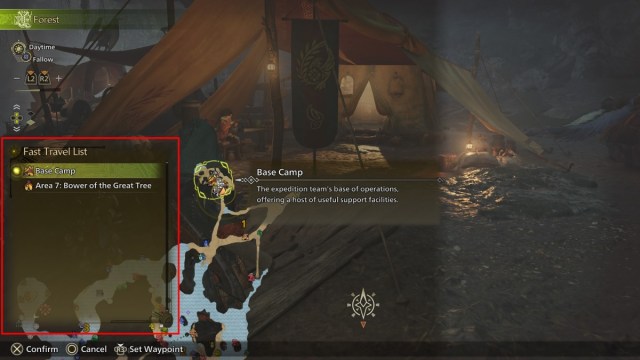Comment voyager rapidement dans Monster Hunter Wilds