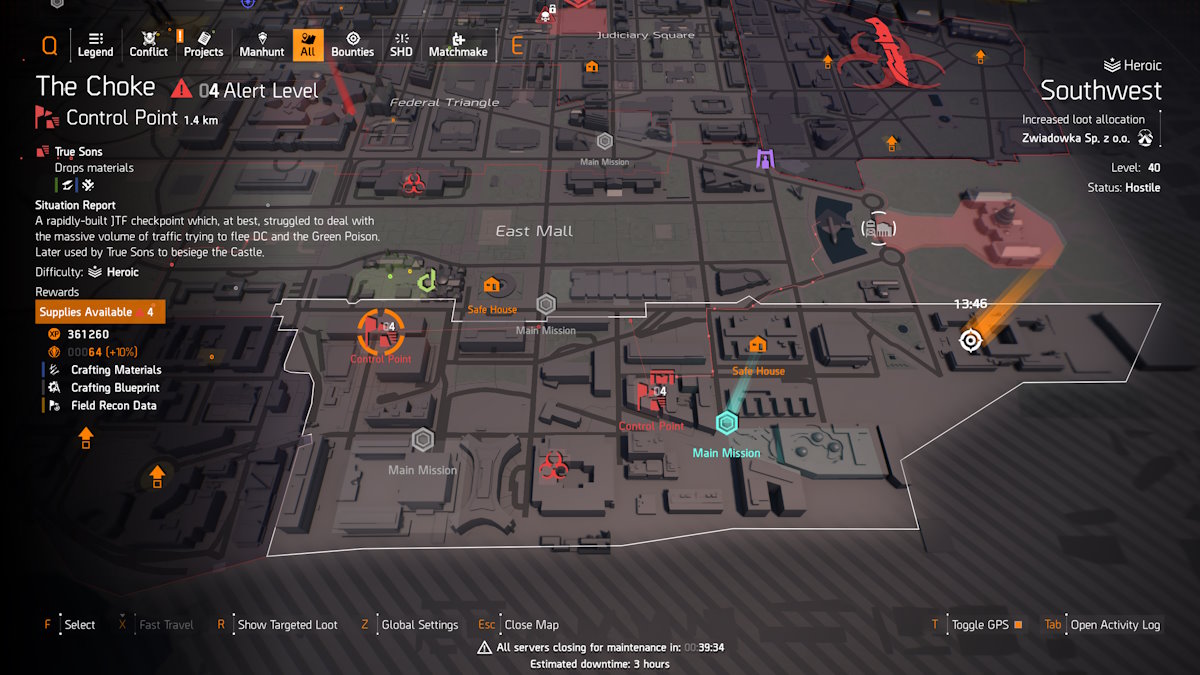 1741077553 4 Agent Kelso Scout 2 Chasse a lhomme Solutions Division 2 : Le point de contrôle de l’étranglement