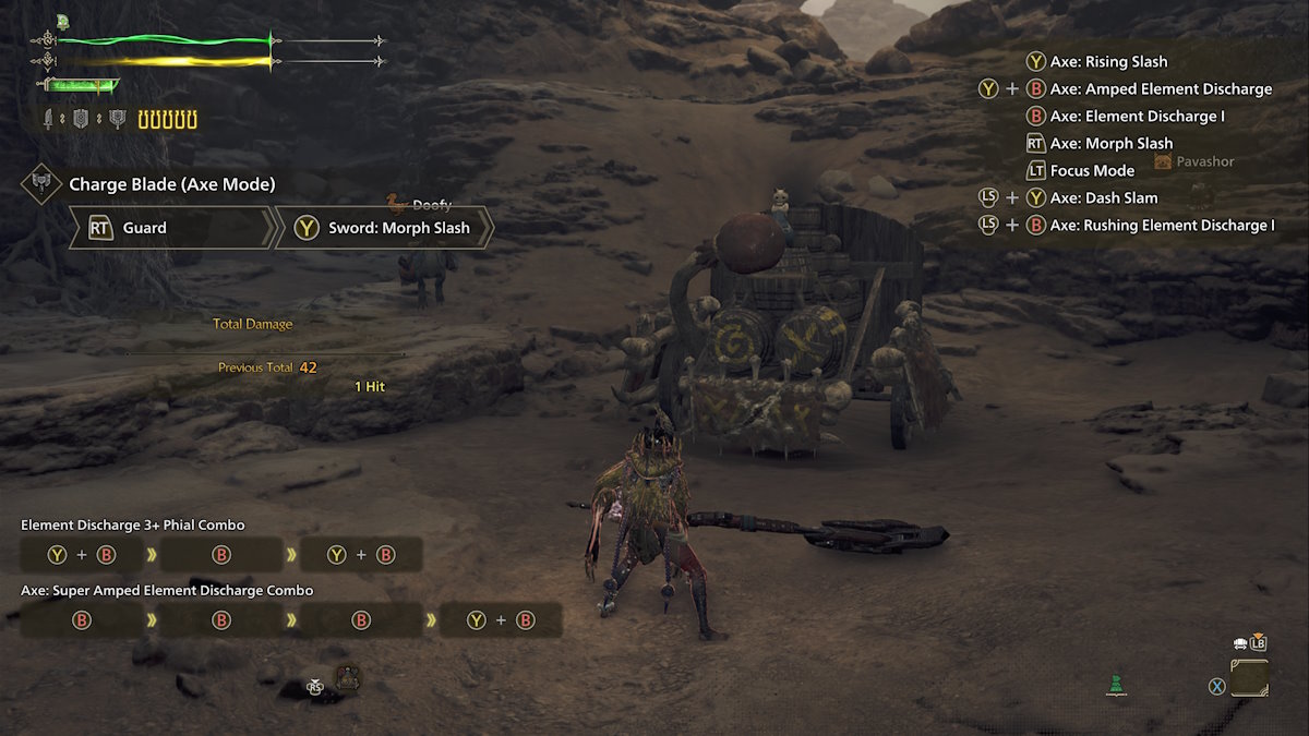 1741086979 547 Guide de la lame de charge Monster Hunter Wilds Monster Hunter Wilds Charge Blade Axe Mode