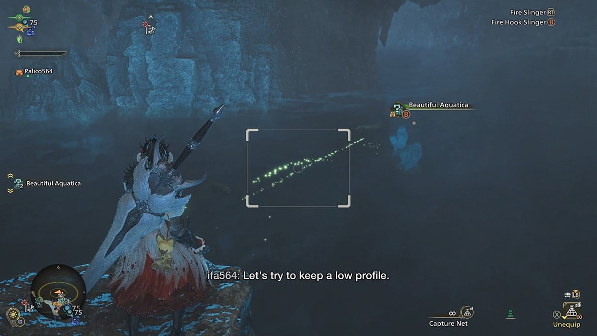 1741328534 144 Ou trouver la Grande Escunite dans Monster Hunter Wilds un joueur essayant de capturer de la Grande Escunite