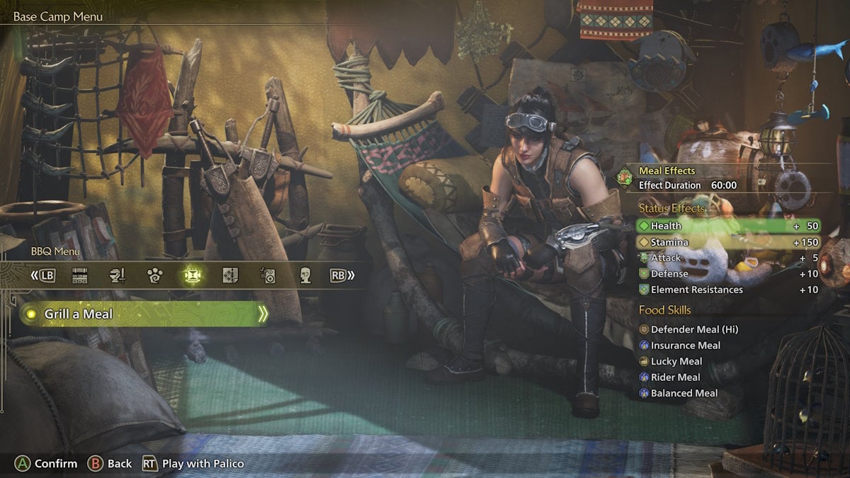 Comment cuisiner des repas dans Monster Hunter Wilds Cuisine et meilleurs repas dans Monster Hunter Wilds