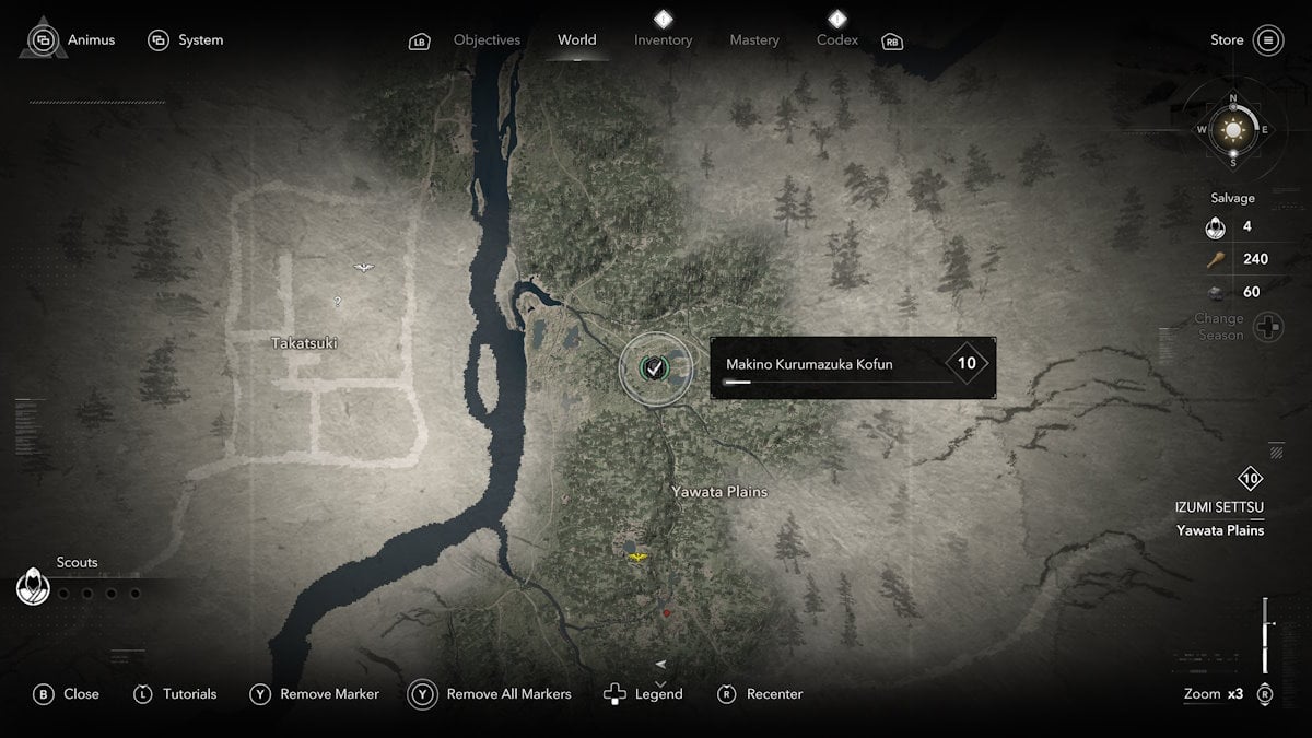 Comment entrer Makino Kurumazuka Kofun dans AC Shadows Assassin’s Creed Shadows Makino Kurumazuka Kofun