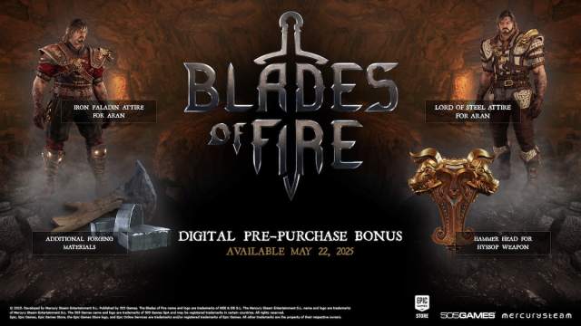 Configuration systeme requise pour Blades of Fire et contenu bonus Configuration systeme requise pour Blades of Fire et contenu bonus