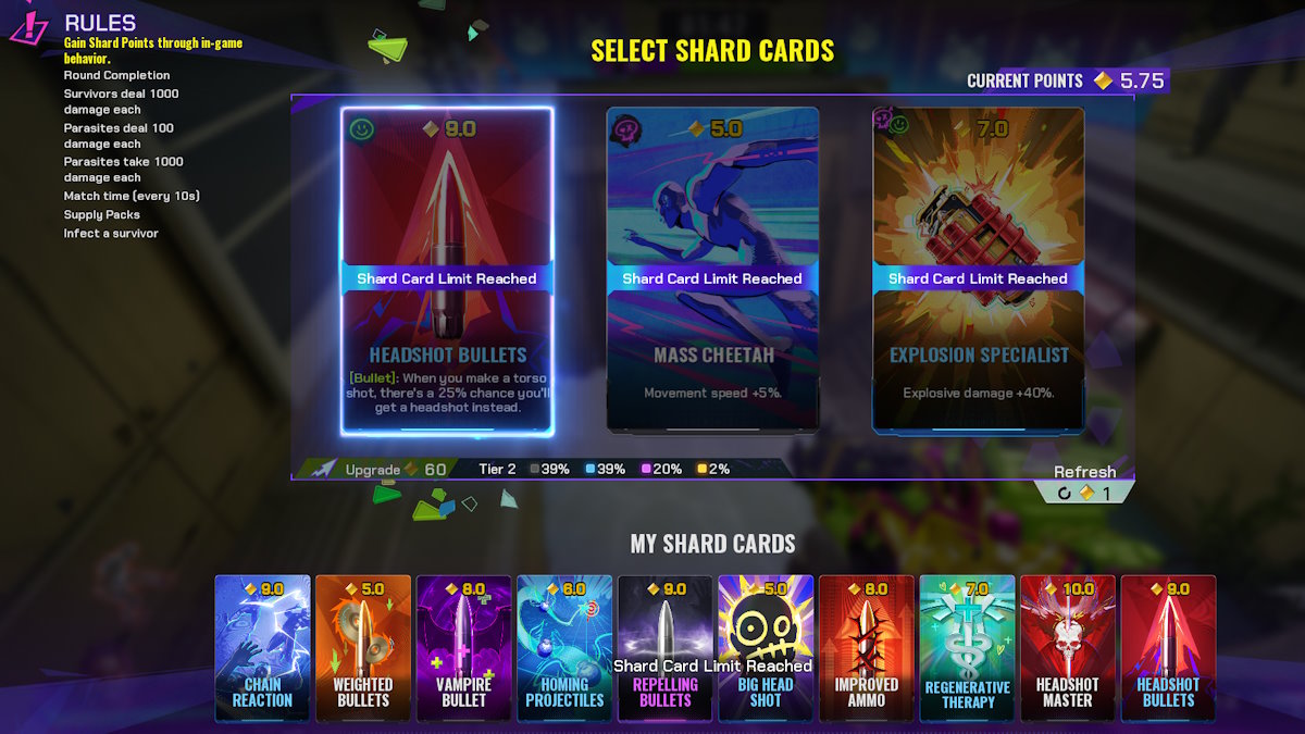 Meilleures cartes Shard en mode Outbreak dans FragPunk Mode FragPunk Outbreak