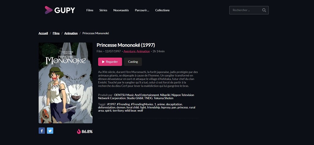 regarder princesse mononoke regarder princesse mononoke