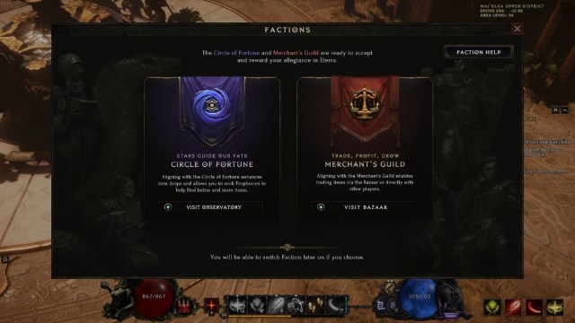 Circle of Fortune vs Merchant Guild in Last Epoch Circle of Fortune vs Merchant Guild in Last Epoch