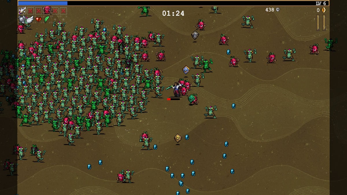 Comment debloquer tous les personnages de Vampire Survivors Emerald Diorama Personnages du diorama d’émeraude de Vampire Survivors