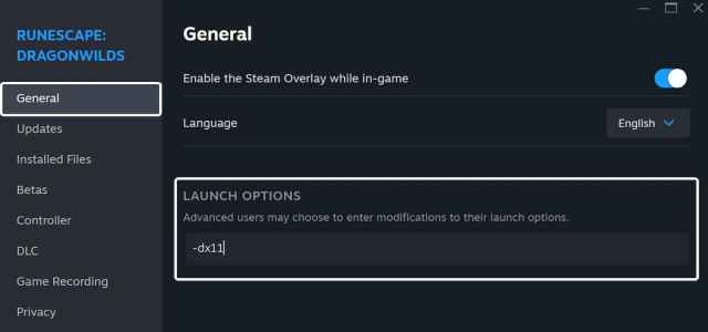 Comment passer en mode DirectX 11 dans RuneScape Dragonwilds Comment passer en mode DirectX 11 dans RuneScape Dragonwilds