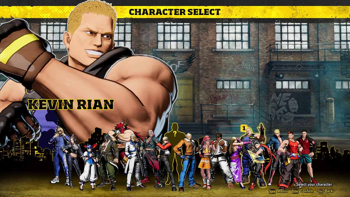 Fatal Fury La Cite des Loups – Tier List Kevin Rian dans Fatal Fury : La Cité des Loups