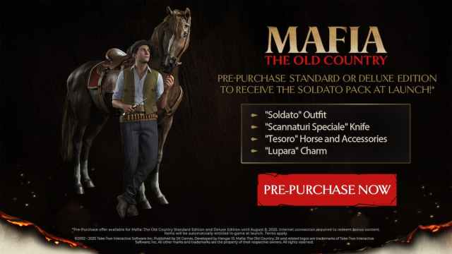 Bonus de precommande de Mafia The Old Country edition Bonus de precommande de Mafia The Old Country edition