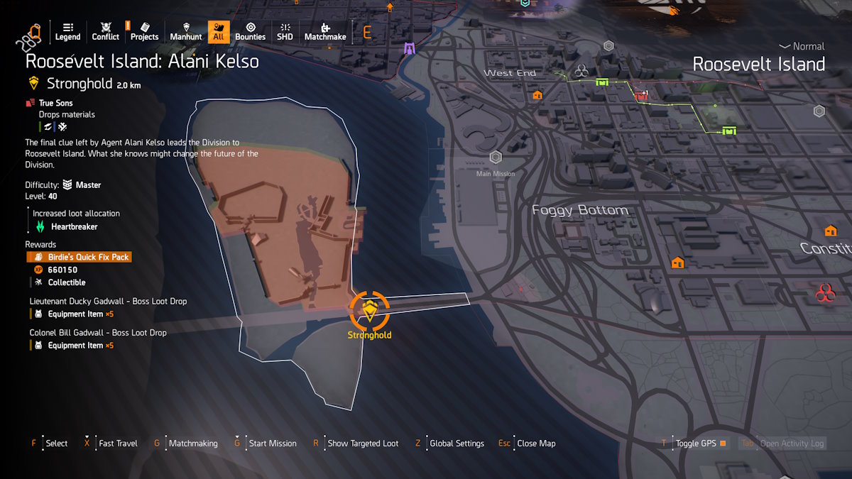 Comment obtenir le masque des loups dans The Division 2 L’agent de la Division 2 Kelso Ducks