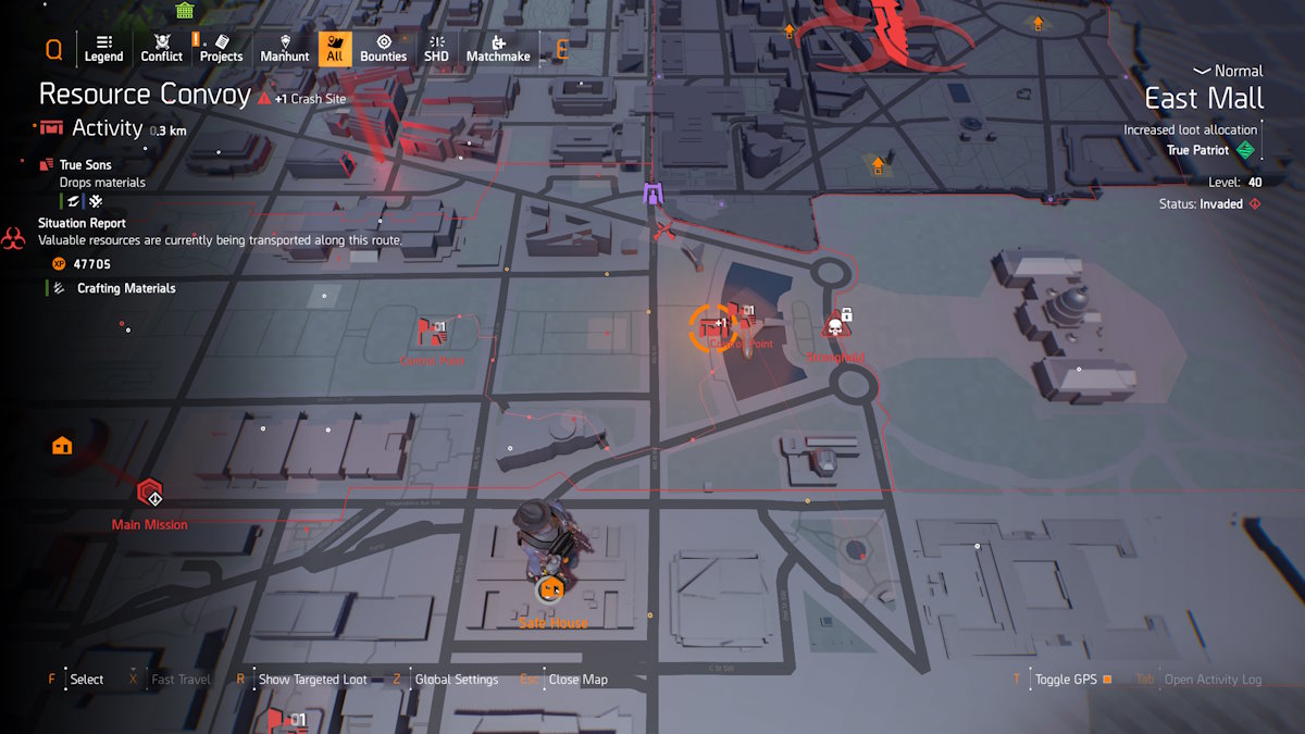 Les solutions denigme de la Division 2 Y7S1 Scout 10 Convoi de ressources de la division 2