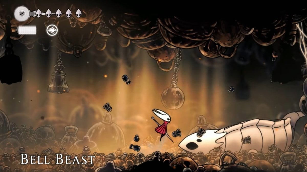 1757036149 505 Comment vaincre la bete cloche dans Hollow Knight Silksong Hollow Knight Silksong Bell Beast Charge Attack