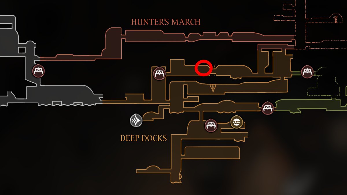 1757046237 46 Hollow Knight Silksong Tous les 5 Emplacements des puces perdues Hollow Knight Silksong Lost Flea 3 emplacement sur la carte