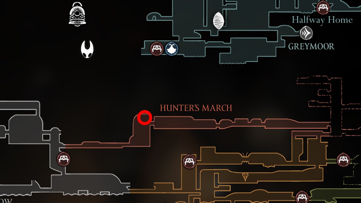 1757046237 745 Hollow Knight Silksong Tous les 5 Emplacements des puces perdues Emplacement de Hollow Knight Silksong Lost Flea 2 sur la carte