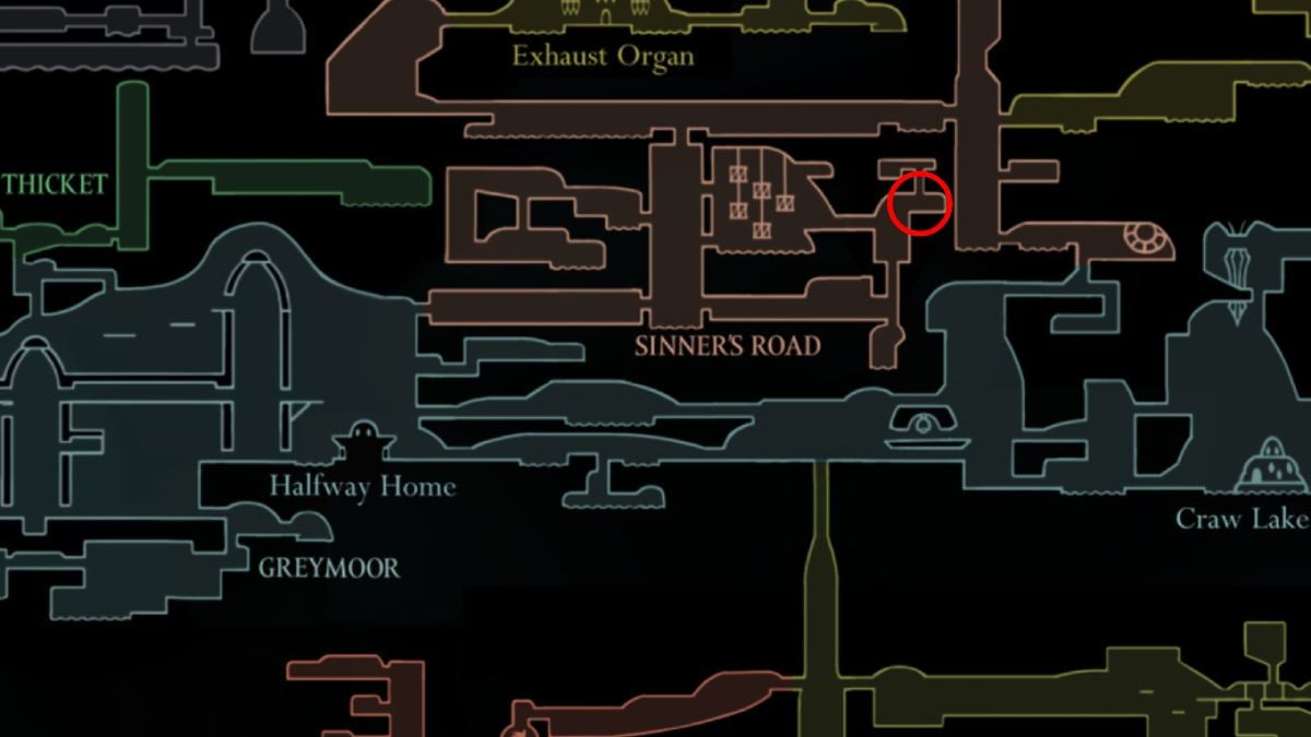 1757402062 756 Hollow Knight Silksong Comment completer le grand gout de Pharloom Hollow Knight Silksong mariné muckmaggot boss emplacement