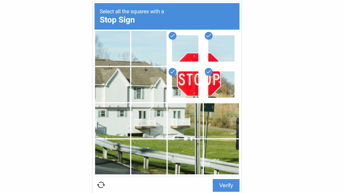 1758717295 94 Comment battre Im Not a Robot Procedure pas a Quatre carrés avec un panneau d’arrêt dans Je ne suis pas un robot