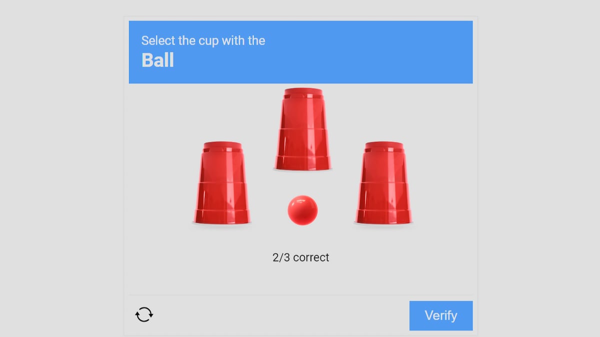 1758717296 395 Comment battre Im Not a Robot Procedure pas a balle sous la tasse dans je ne suis pas un robot