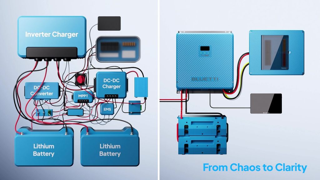 2. BLUETTI RVSolar System vs Traditional Solution resultat 2. BLUETTI RVSolar System vs Traditional Solution resultat