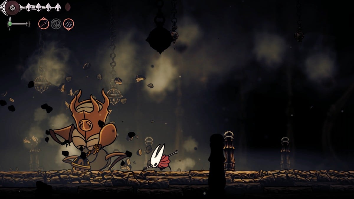 Comment battre Last Judge dans Hollow Knight Silksong Hollow Knight Silksong Last Judge boss fight slam attack