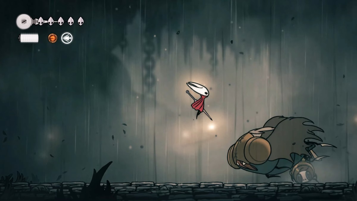 Comment battre Moorwing dans Hollow Knight Silksong desactivable Hollow Knight Silksong Moorwing Boss attaque charge sauter par-dessus