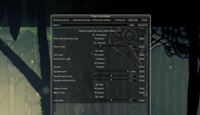 Comment desactiver leffet de vignette dans Hollow Knight Silksong Comment desactiver leffet de vignette dans Hollow Knight Silksong