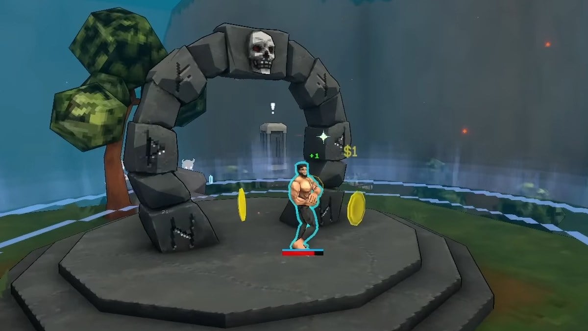 1759410103 61 Meilleure construction de Megachad a Megabonk Megabonk Megachad debout sur l’autel du patron