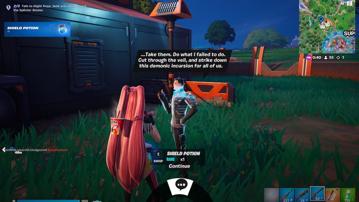 1760709710 843 Comment terminer toutes les quetes de preparation au combat dans Discuter avec Daigo dans fortnite