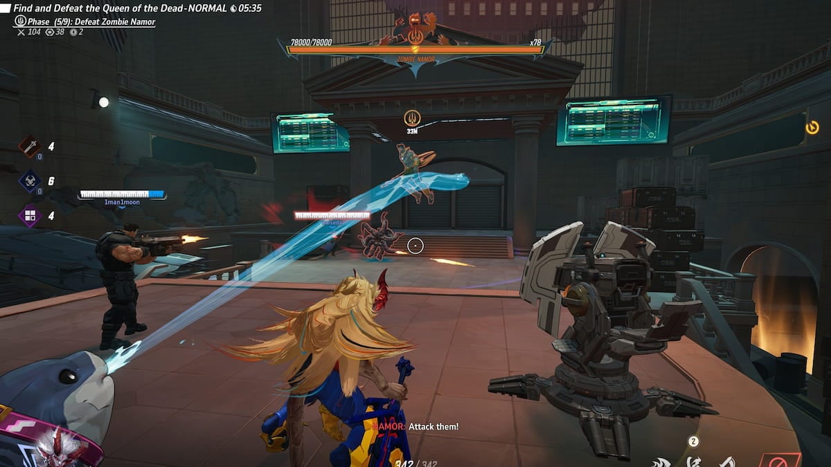 1761305357 163 Comment battre Namor dans Marvel Zombies dans Marvel Rivals Combattre Namor pendant le combat de boss dans Marvel Rivals