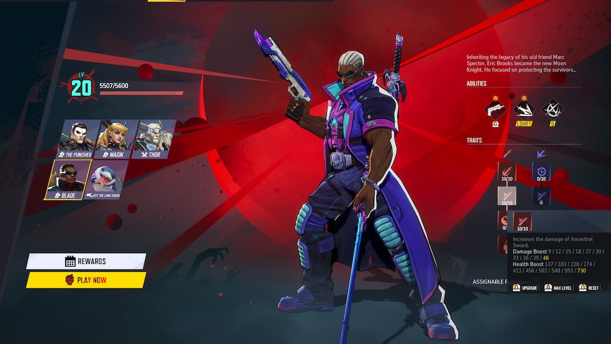 1761315436 940 Meilleure construction de lame Marvel Zombies dans Marvel Rivals Les traits de la lame dans Marvel Rivals Zombies