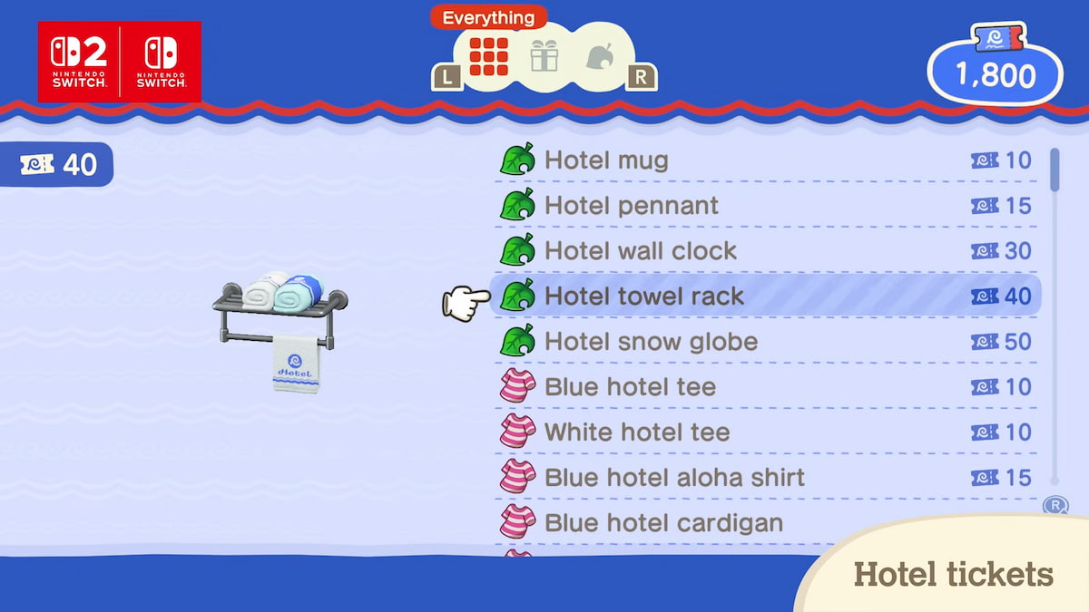 1761832521 483 Toutes les nouvelles fonctionnalites de la mise a jour 30 Billets d’hôtel gratuits à Animal Crossing