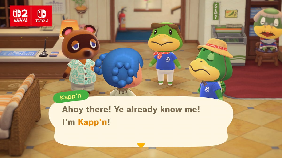 Toutes les nouvelles fonctionnalites de la mise a jour 30 Parler à la famille Kapp’n dans Animal Crossing New Horizons