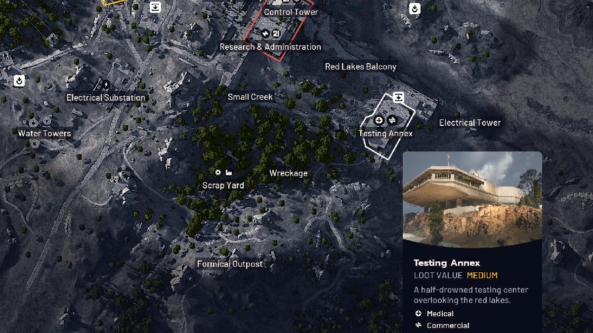 1762184904 441 Toutes les pieces verrouillees et les cles dans la carte Annexe d’essai du barrage ARC Raiders emplacement clé d’utilisation sur la carte