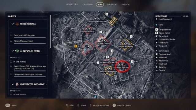 Meilleurs endroits pour butin dans le port spatial dARC Raiders Meilleurs endroits pour butin dans le port spatial dARC Raiders