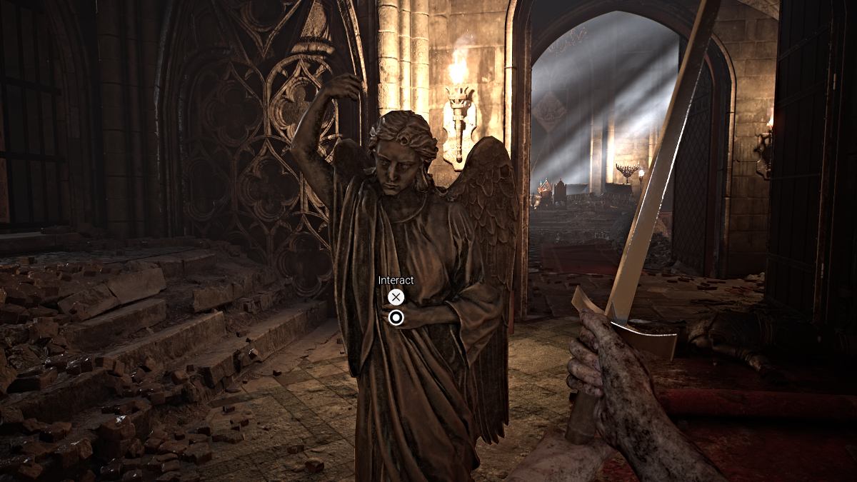 1764766692 758 Comment resoudre toutes les enigmes dans AILA Statue dorée dans le château de l’AILA