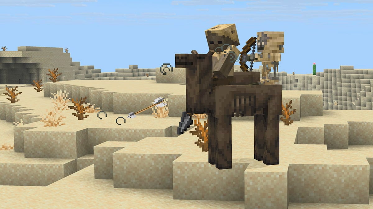 1764773611 663 Compte a rebours de la mise a jour Minecraft Mounts Carcasses chevauchant une coquille de chameau dans Minecraft